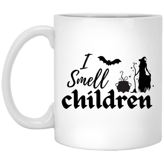 I smell children - Halloween - XP8434 11 oz. White Mug