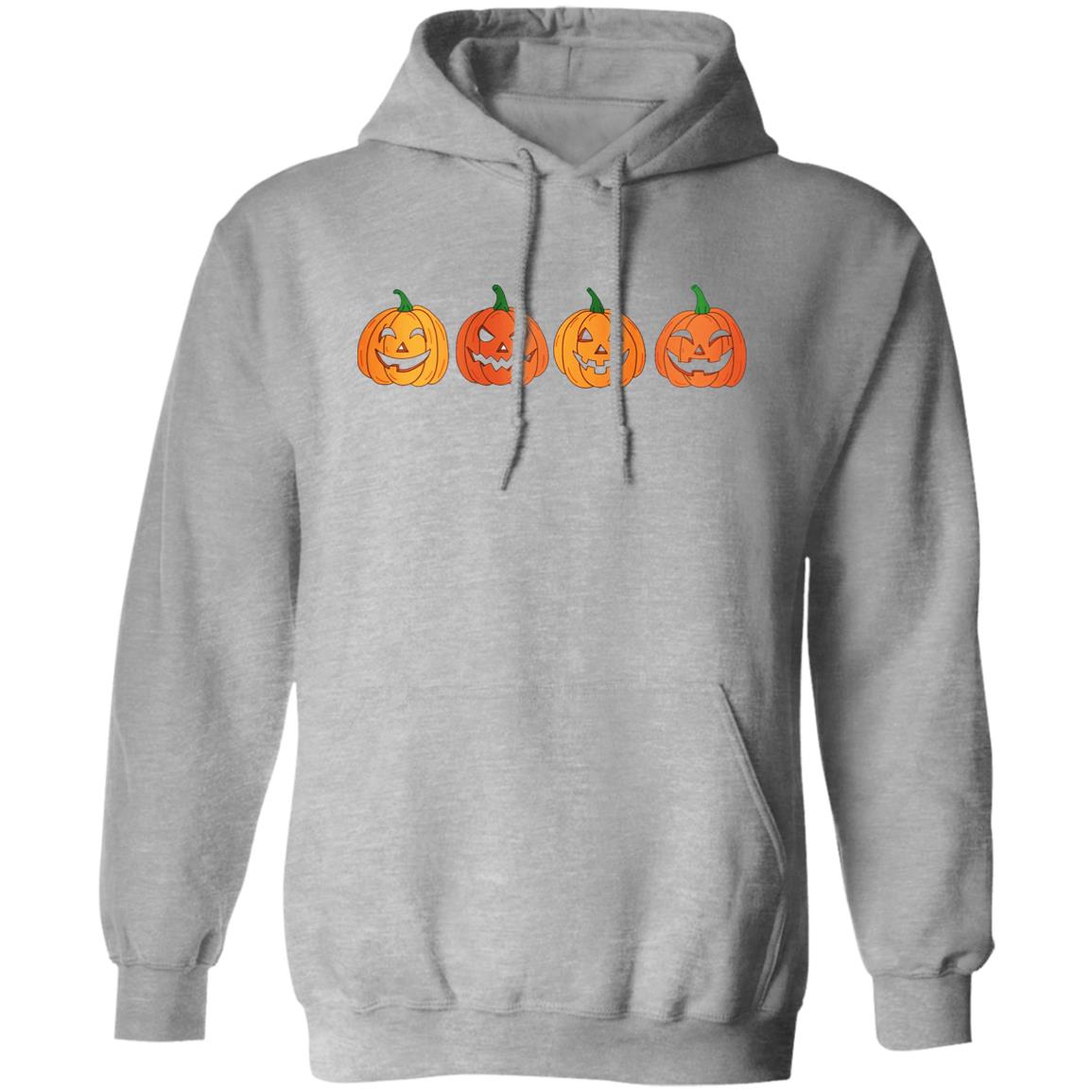 Four Pumpkin - Halloween - Z66x Pullover Hoodie 8 oz (Closeout)