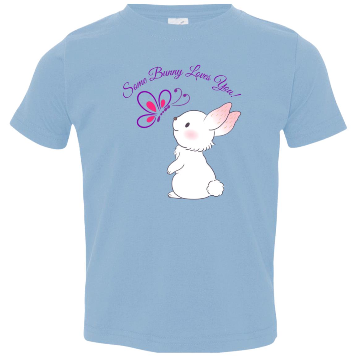 Some Bunny Loves You  (Easter 2)  Toddler Jersey T-Shirt