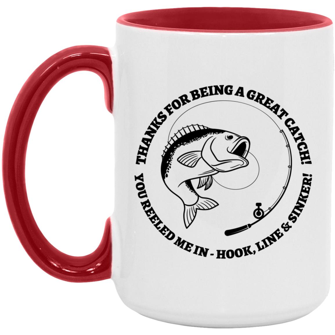 Great Catch - Fish-  15oz. Accent Mug