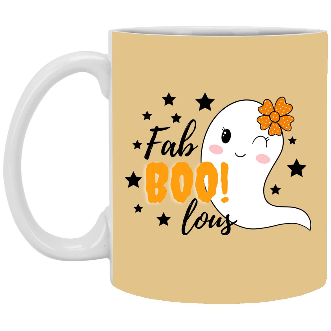 FabBOOLous - Halloween -XP8434 11 oz. White Mug