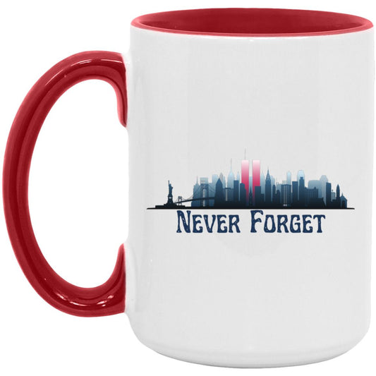 Never Forget (2) - 15oz. Accent Mug