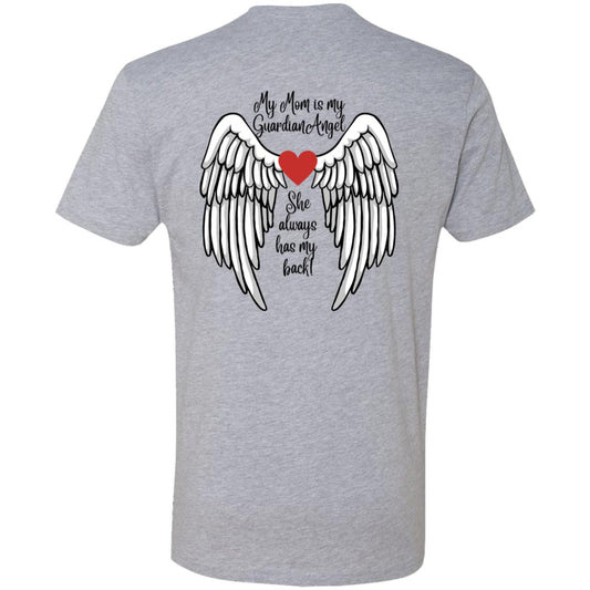My Mom is My Guardian Angel (in memory / sympathy) -Premium Short Sleeve T-Shirt