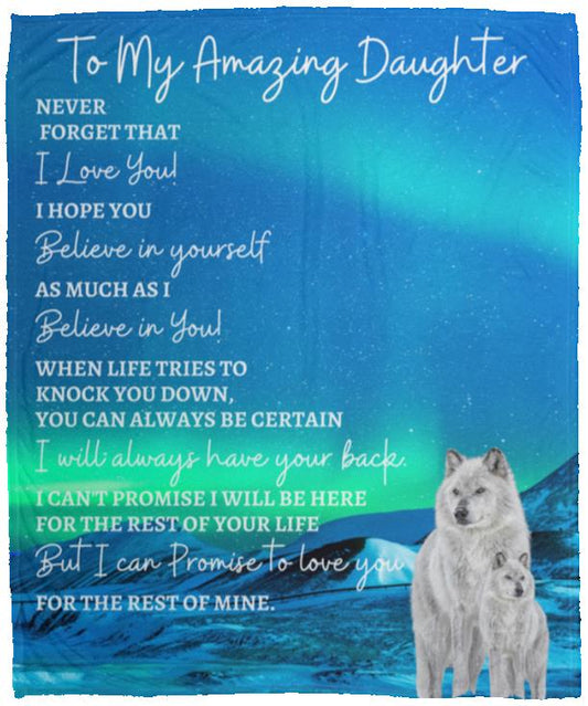 To My Amazing Daughter (Aurora) Blanket