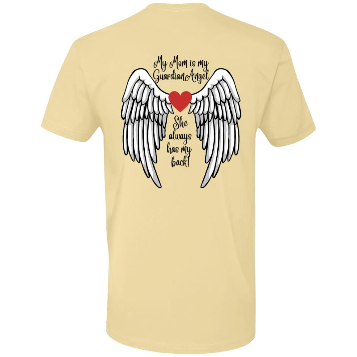 My Mom is My Guardian Angel (in memory / sympathy) -Premium Short Sleeve T-Shirt