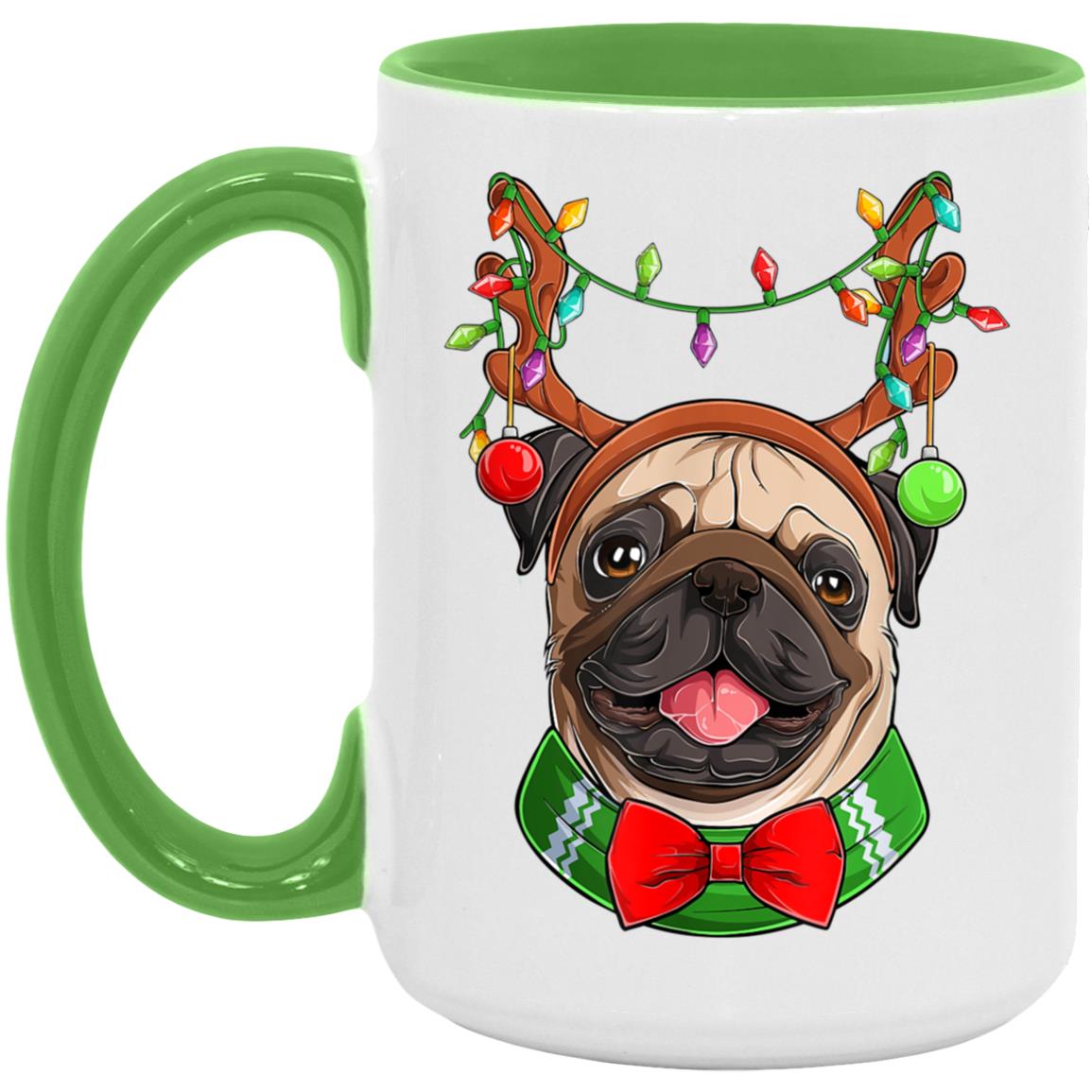 It's a Pug Mug Christmas - AM15OZ 15oz. Accent Mug