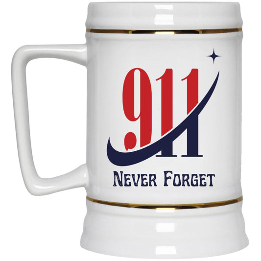 Never Forget (4) -  Beer Stein 22oz.