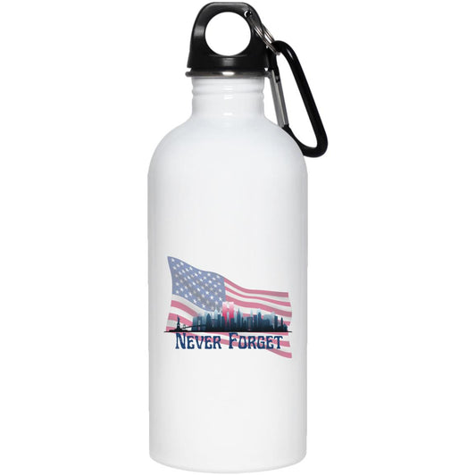 Never Forget (5) - 20 oz. Stainless Steel Water Bottle