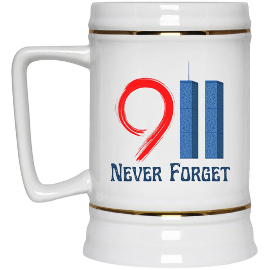 Never Forget (7)- Beer Stein 22oz.