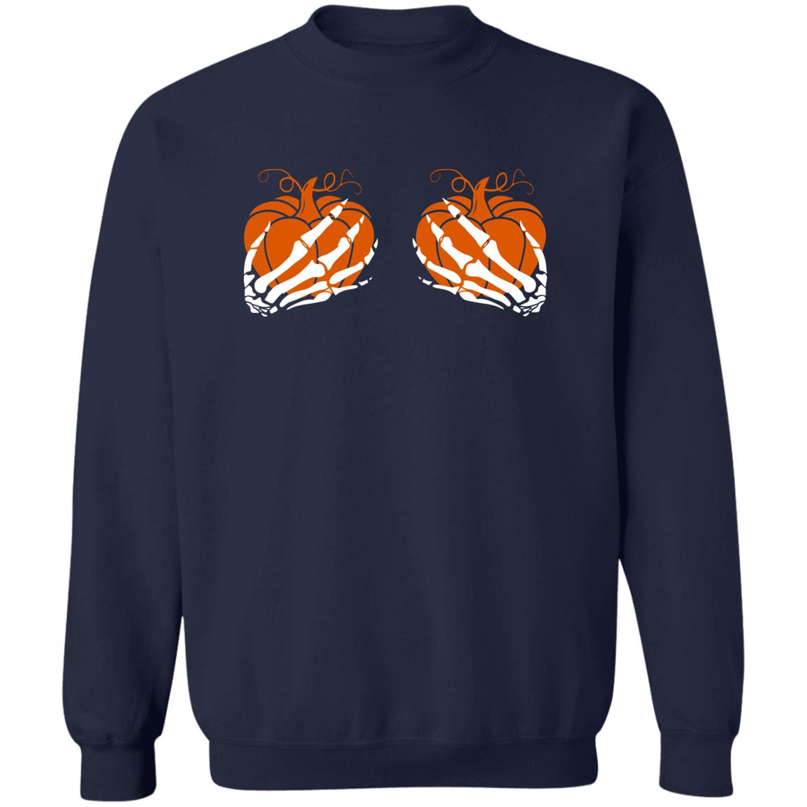 Deez Pumpkins - Halloween - Z65x Pullover Crewneck Sweatshirt 8 oz (Closeout)