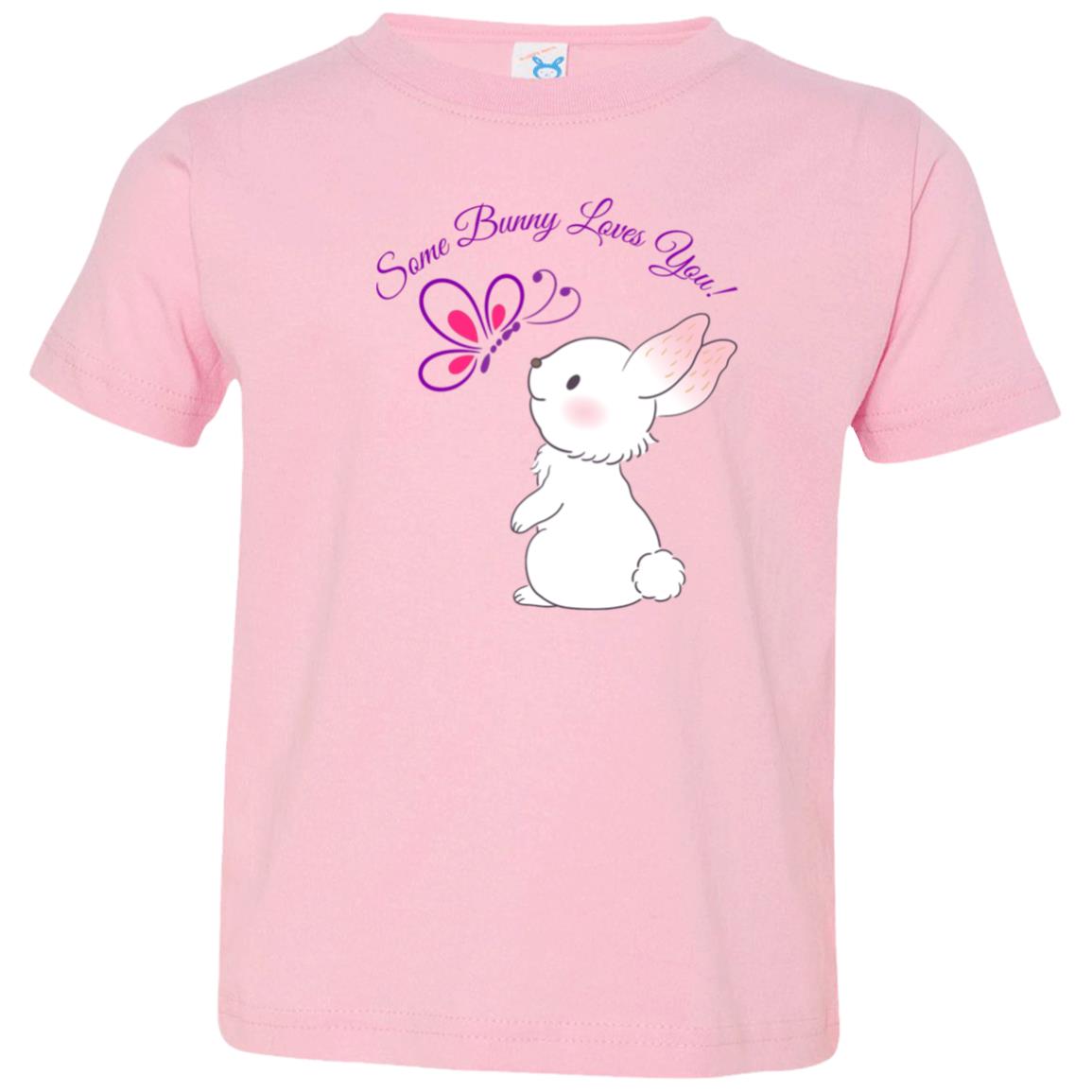 Some Bunny Loves You  (Easter 2)  Toddler Jersey T-Shirt