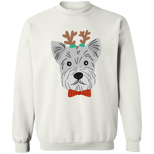 Scotty Christmas - G180 Crewneck Pullover Sweatshirt