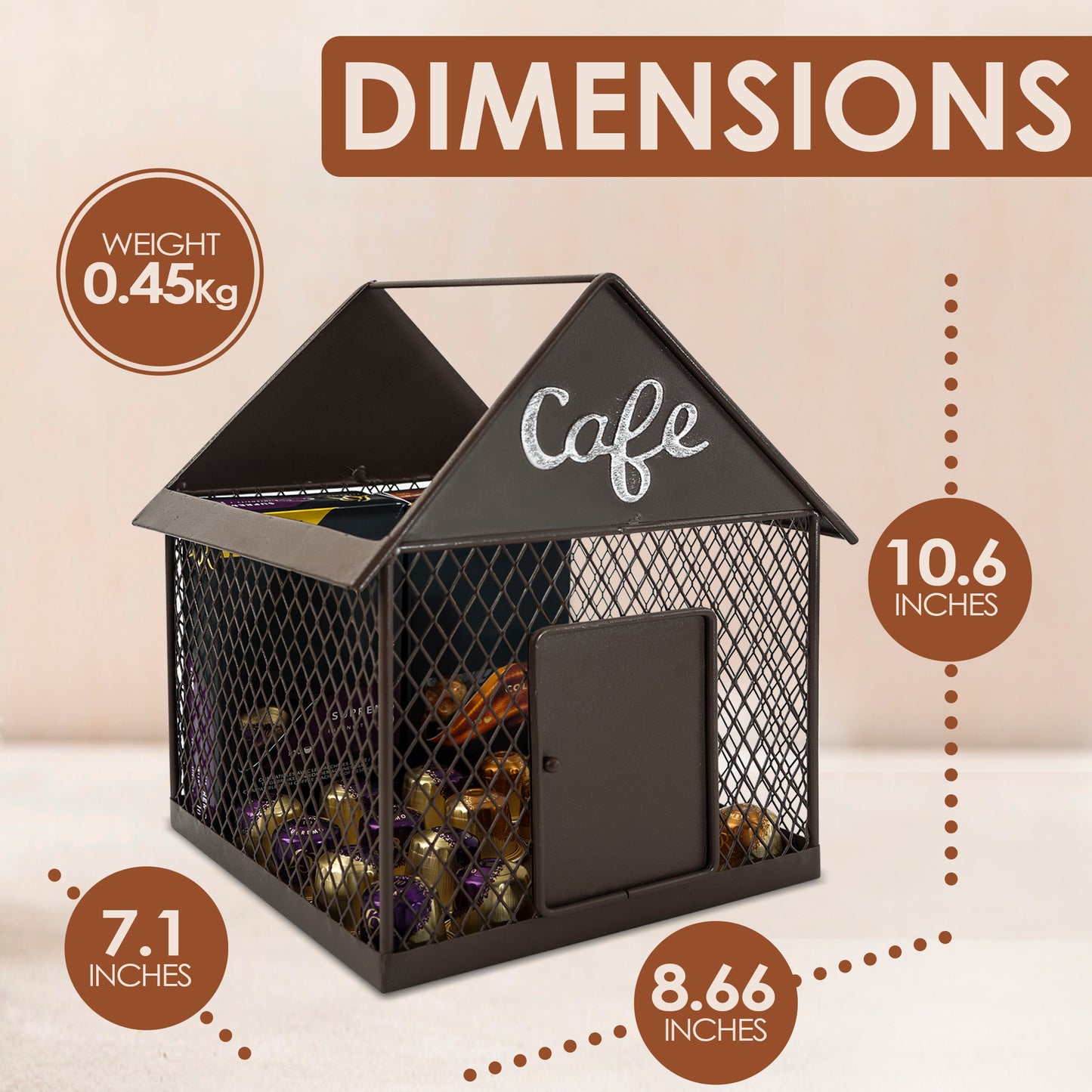 Cafe Coffee Pod Holder / Kitchen