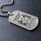 Call on Me Brother - Veterans - Plain Dog Tag