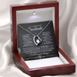 Smokin' Hot Soulmate (Black Textured Card) - Forever Love Necklace