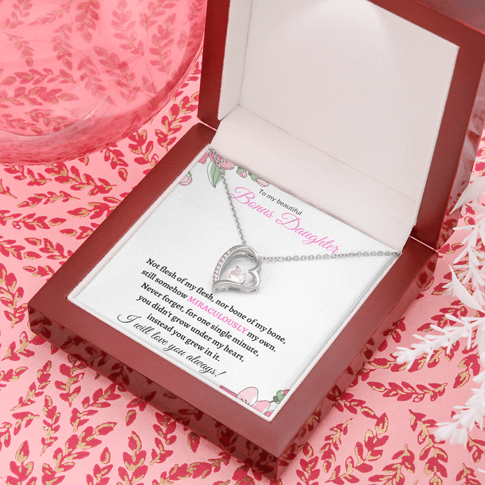 Bonus Daughter (Pink Card) - Forever Love Necklace