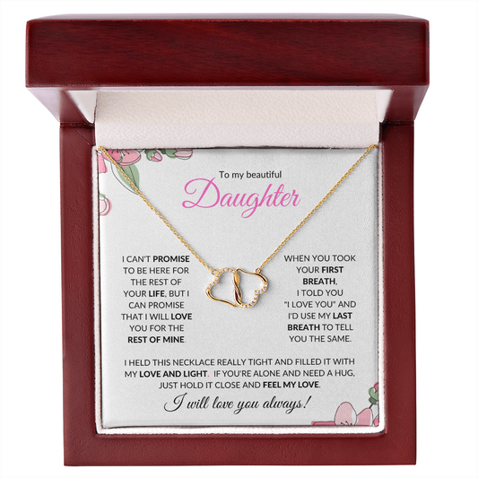 Daughter (Pink Card) - 10K Everlasting Love Necklace