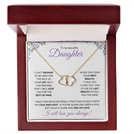 Daughter (Purple Card) - Everlasting Love Necklace