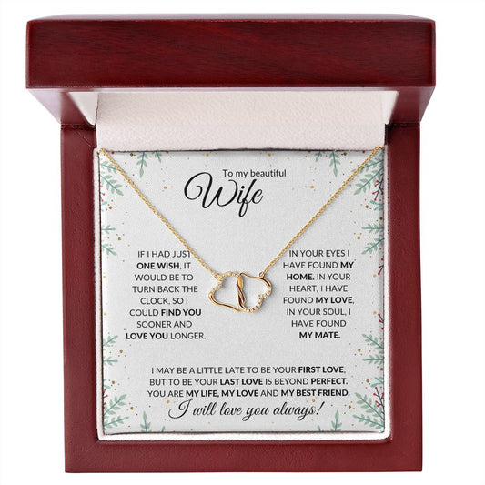 Wife (Speckled Berry Christmas Card) - Forever Love Necklace