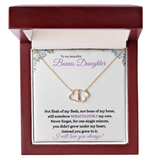 Bonus Daughter (Purple Card) - 10K Gold - Everlasting Love Necklace