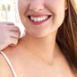 Granddaughter (Pink Card) - 10K Gold Everlasting Love Necklace