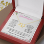 Granddaughter (Pink Card) - 10K Gold Everlasting Love Necklace