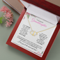 Granddaughter (Pink Card) - 10K Gold Everlasting Love Necklace