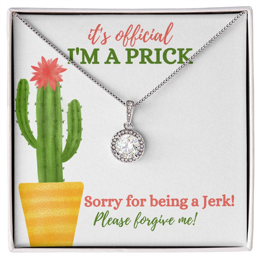 Sorry for being a Jerk (Prickly Cactus Card) - Eternal Hope Necklace
