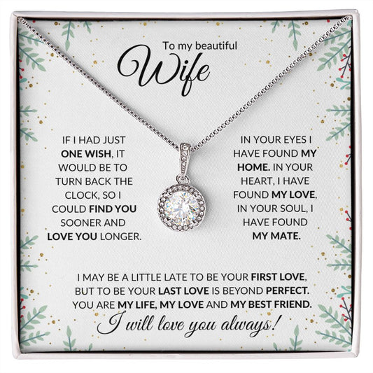 Wife (Speckled Berry Christmas Card) - Eternal Hope Necklace