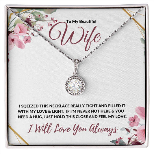 Beautiful Wife - Love & Light (Burgundy) - Eternal Hope Necklace