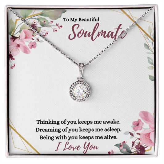 Soulmate (Burgundy Card) - Eternal Hope Necklace