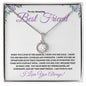 To My Amazing Best Friend / Bestie (Purple) -Eternal Hope Necklace