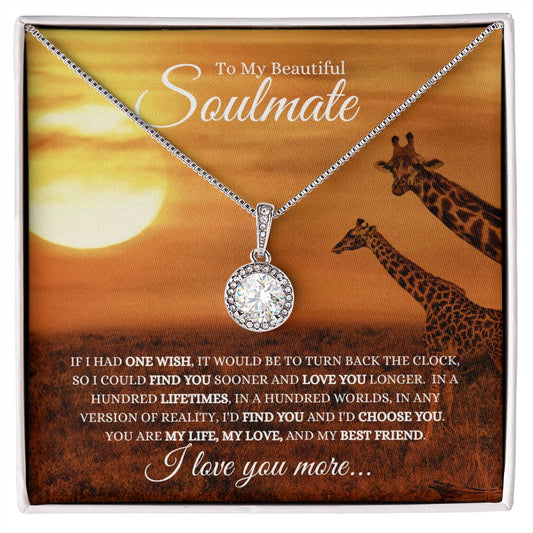 To My Beautiful Soulmate (Giraffe) - Eternal Hope Necklace