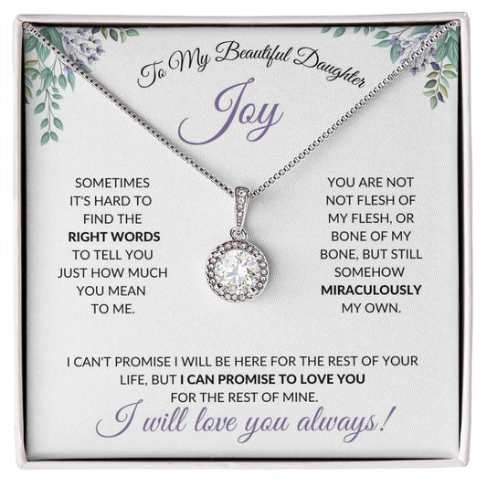 Private for Joy (Purple Card) - Eternal Hope Necklace