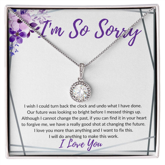 I'm So Sorry (Purple Card) - Eternal Hope Necklace