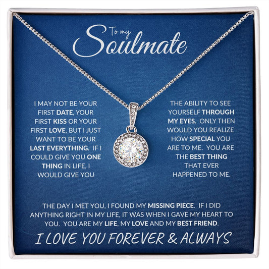 SOULMATE (Blank Blue Card) - Eternal Hope Necklace