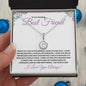 To My Amazing Best Friend / Bestie (Purple) -Eternal Hope Necklace