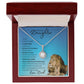 Daughter from Dad (Blue Lion Card) - Eternal Hope Necklace