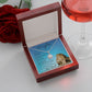 Daughter from Dad (Blue Lion Card) - Eternal Hope Necklace