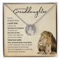 Granddaughter From Grandfather (Lion Card) - Pure Luck Necklace