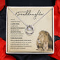 Granddaughter From Grandfather (Lion Card) - Pure Luck Necklace