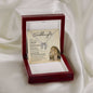 Granddaughter From Grandfather (Lion Card) - Pure Luck Necklace