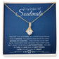 Smokin' Hot Soulmate (Blue Card) - Alluring Beauty Necklace