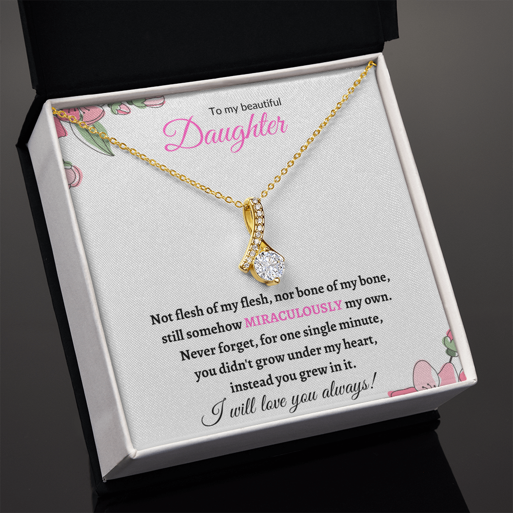 Nonbiological / Adopted Daughter (Pink Card)- Alluring Beauty Necklace