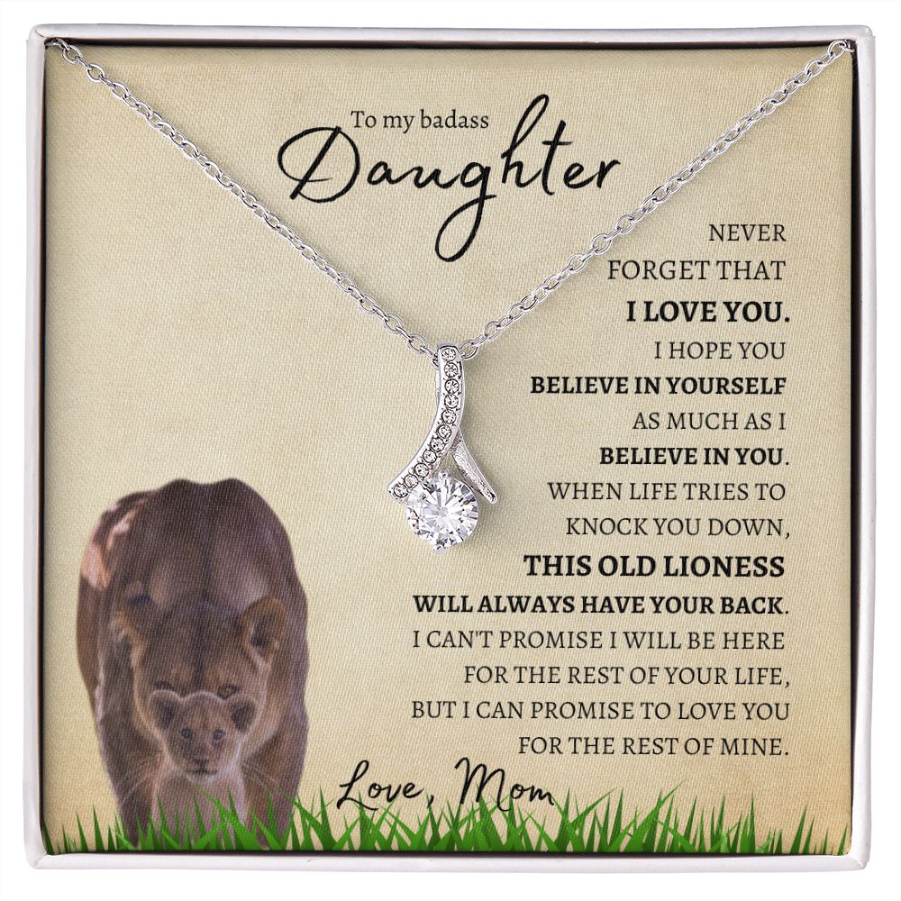 Daughter from Mom (Lioness Card) - Alluring Beauty Necklace