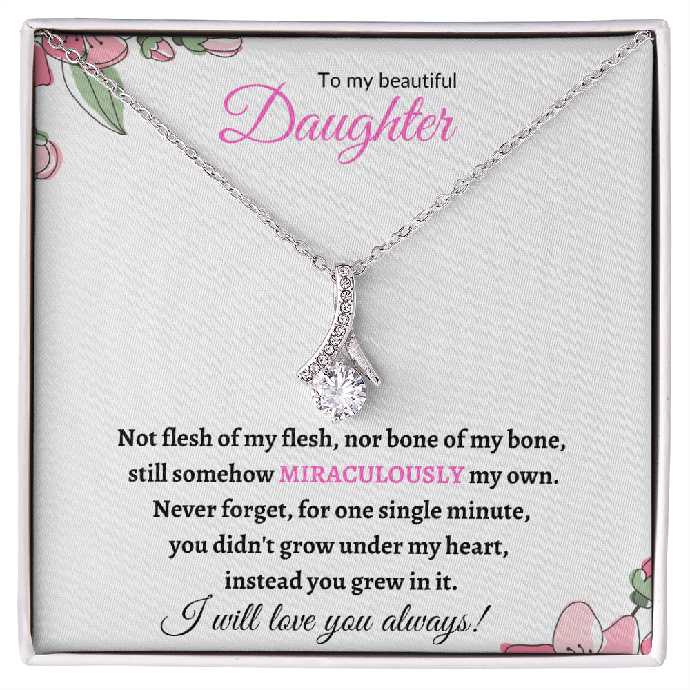 Nonbiological / Adopted Daughter (Pink Card)- Alluring Beauty Necklace