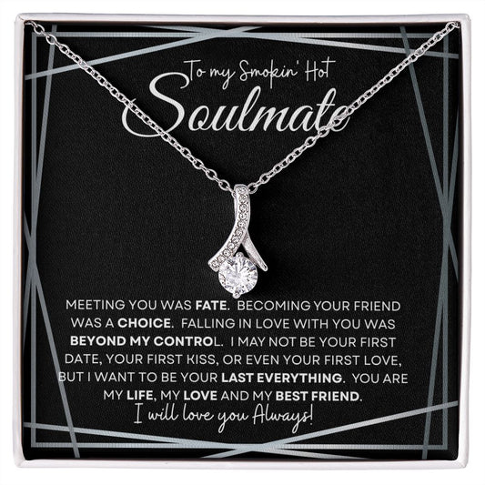 Soulmate (Black Framed Card) - Alluring Beauty Necklace