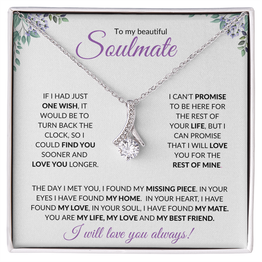 Soulmate (Purple Card) - Alluring Beauty Necklace