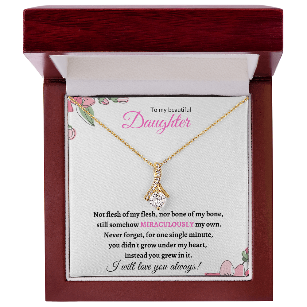 Nonbiological / Adopted Daughter (Pink Card)- Alluring Beauty Necklace