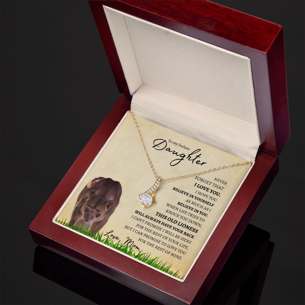 Daughter from Mom (Lioness Card) - Alluring Beauty Necklace